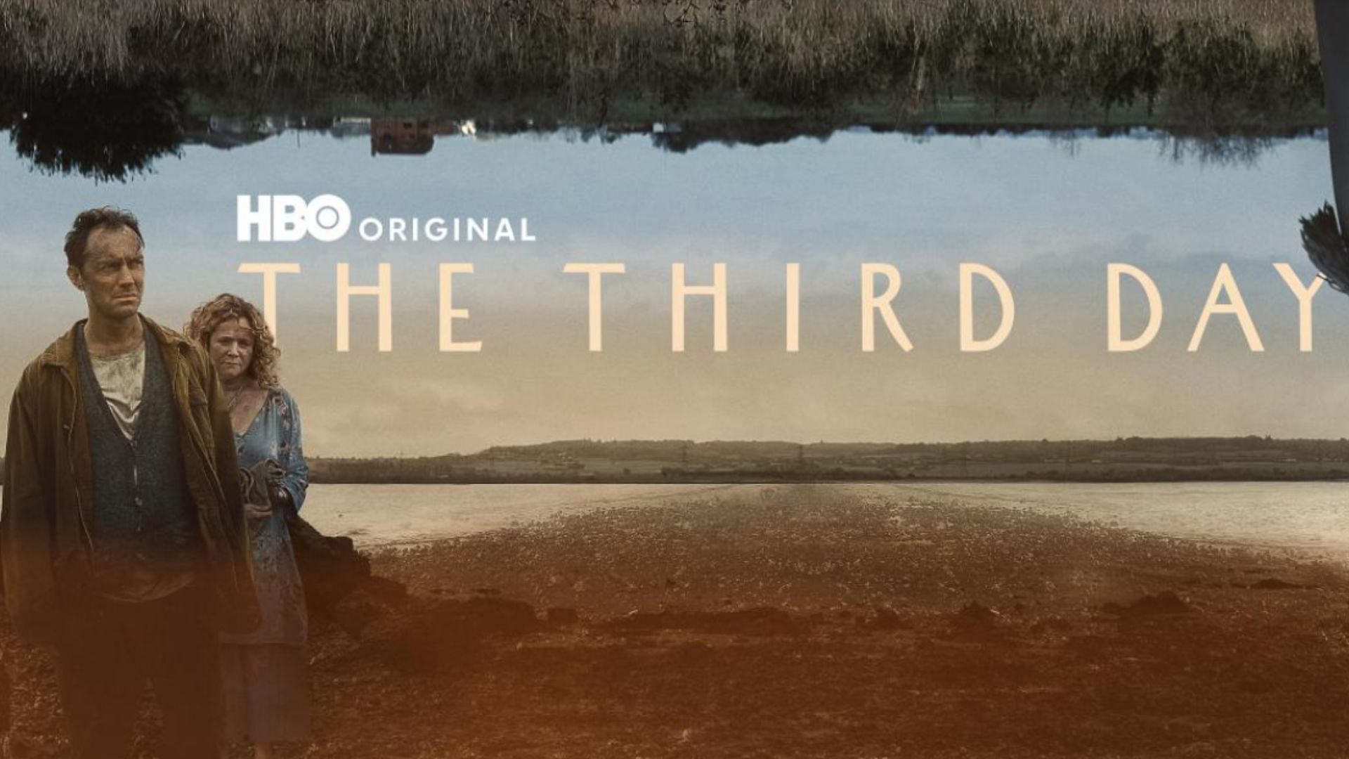 The series follows a man and a woman drawn to a remote English island at different times (Image via HBO)